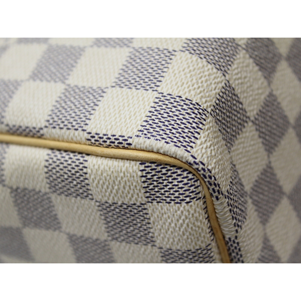 Louis Vuitton Speedy Damier Azur White Handbag - Picture 6 of 7